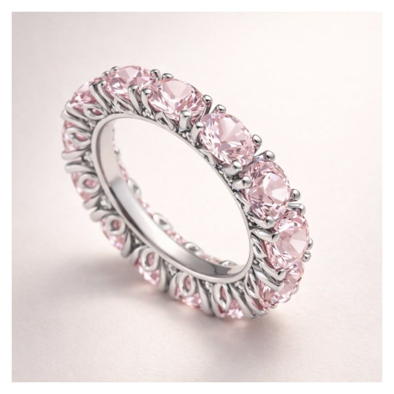 The Pink Sapphire Nymphéas Full Eternity